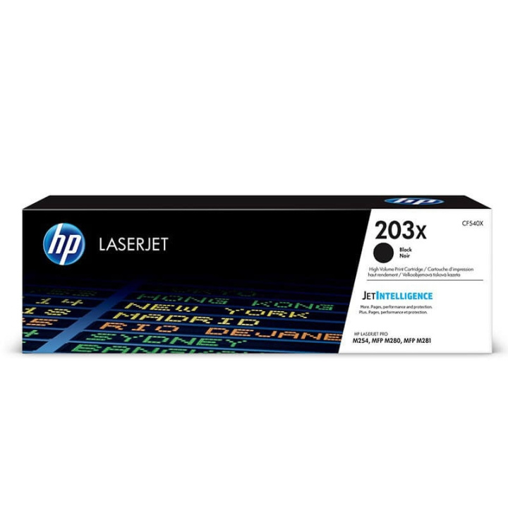 HP Toner CF540X 203X Sort i gruppen COMPUTERTILBEHØR / Printere og tilbehør / Blæk og toner / Toner / HP hos TP E-commerce Nordic AB (C27278)