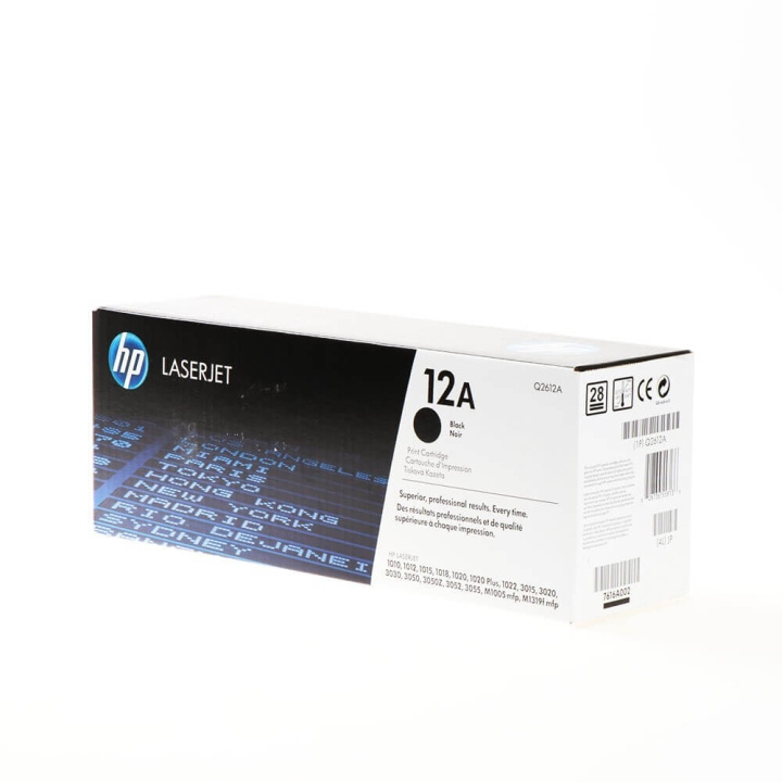 HP Toner Q2612A 12A Sort i gruppen COMPUTERTILBEHØR / Printere og tilbehør / Blæk og toner / Toner / HP hos TP E-commerce Nordic AB (C27285)