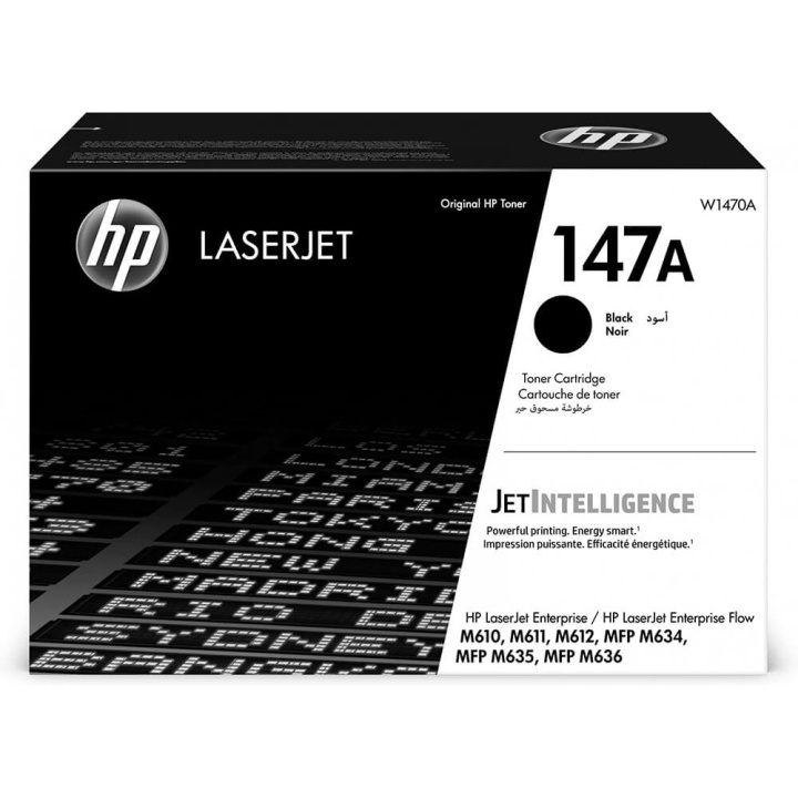 HP Toner W1470A 147A Sort i gruppen COMPUTERTILBEHØR / Printere og tilbehør / Blæk og toner / Toner / HP hos TP E-commerce Nordic AB (C27303)