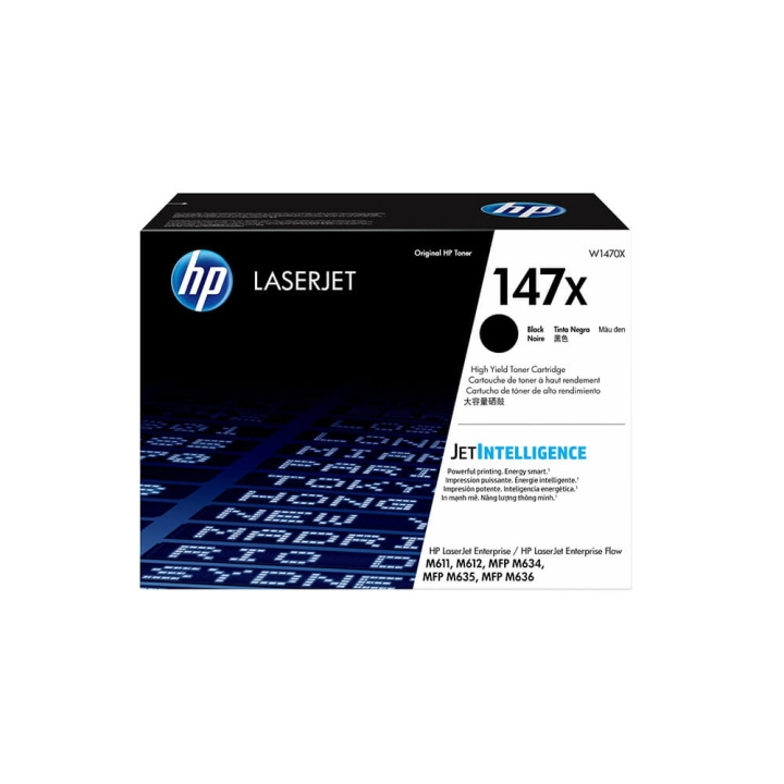 HP Toner W1470X 147X Sort i gruppen COMPUTERTILBEHØR / Printere og tilbehør / Blæk og toner / Toner / HP hos TP E-commerce Nordic AB (C27304)