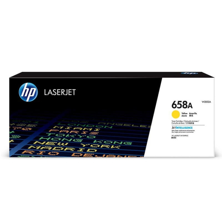 HP Toner W2002A 658A Gul i gruppen COMPUTERTILBEHØR / Printere og tilbehør / Blæk og toner / Toner / HP hos TP E-commerce Nordic AB (C27307)