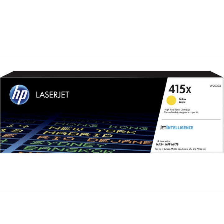 HP Toner W2032X 415X Gul i gruppen COMPUTERTILBEHØR / Printere og tilbehør / Blæk og toner / Toner / HP hos TP E-commerce Nordic AB (C27326)