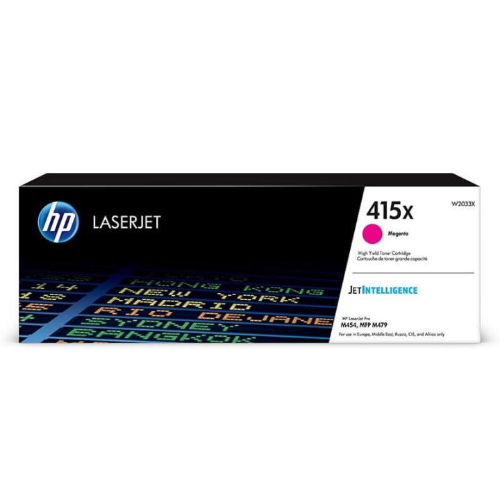 HP Toner W2033X 415X Magenta i gruppen COMPUTERTILBEHØR / Printere og tilbehør / Blæk og toner / Toner / HP hos TP E-commerce Nordic AB (C27330)