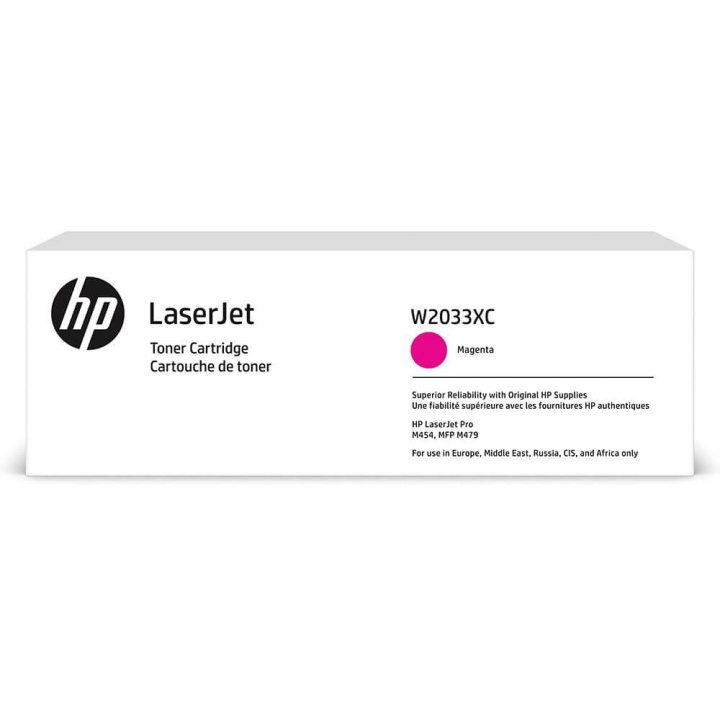 HP Toner W2033XC 415X Magenta Contract i gruppen COMPUTERTILBEHØR / Printere og tilbehør / Blæk og toner / Toner / HP hos TP E-commerce Nordic AB (C27331)