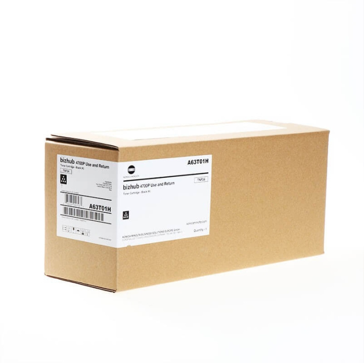 Konica Minolta Toner A63T01H TNP34 Sort i gruppen COMPUTERTILBEHØR / Printere og tilbehør / Blæk og toner / Toner / Konica Minolta hos TP E-commerce Nordic AB (C27499)