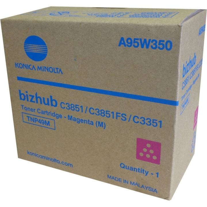 Konica Minolta Toner A95W350 TNP49 Magenta i gruppen COMPUTERTILBEHØR / Printere og tilbehør / Blæk og toner / Toner / Konica Minolta hos TP E-commerce Nordic AB (C27514)