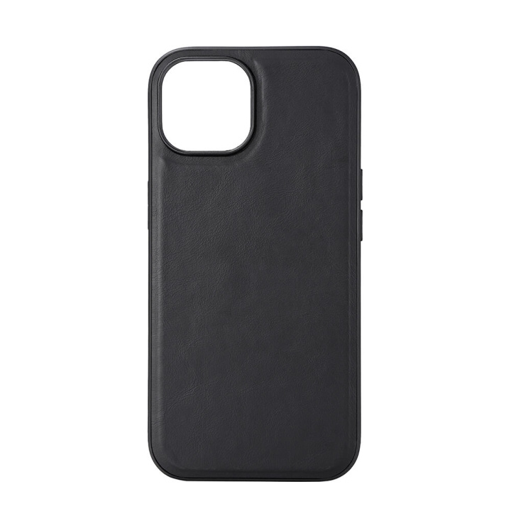 Buffalo Cover Læder Magseries Sort - iPhone 15 i gruppen SMARTPHONES & TABLETS / Mobil Beskyttelse / Apple / iPhone 15 hos TP E-commerce Nordic AB (C28559)