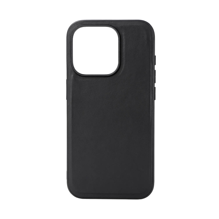 Buffalo Backcover Leather MagSeries iPhone 15 Pro Black i gruppen SMARTPHONES & TABLETS / Mobil Beskyttelse / Apple / iPhone 15 hos TP E-commerce Nordic AB (C28561)