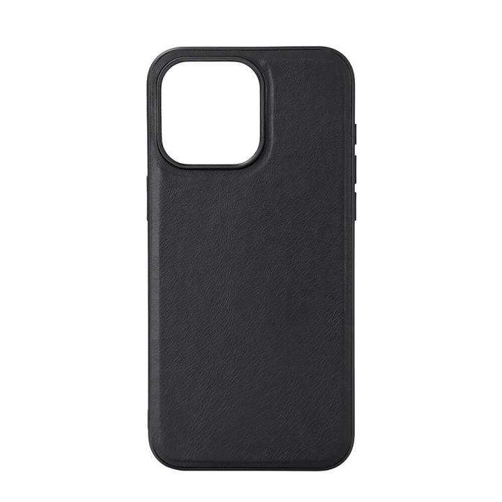 Buffalo Backcover Leather MagSeries iPhone 15 Pro Max Black i gruppen SMARTPHONES & TABLETS / Mobil Beskyttelse / Apple / iPhone 15 hos TP E-commerce Nordic AB (C28562)