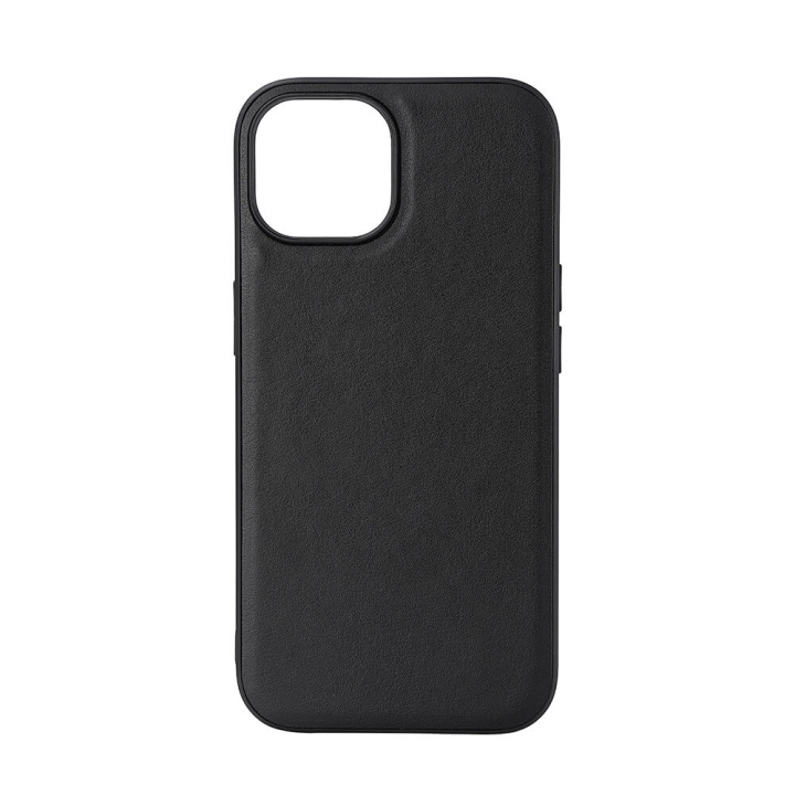 BUFFALO Mobilcover PU MagSeries Sort - iPhone 15 i gruppen SMARTPHONES & TABLETS / Mobil Beskyttelse / Apple / iPhone 15 hos TP E-commerce Nordic AB (C28563)