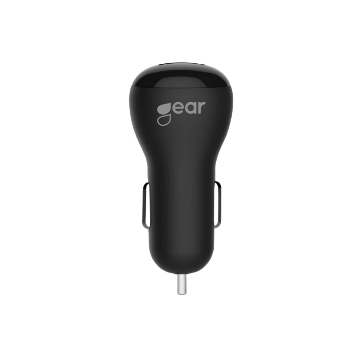 GEAR Lader 12/24V 1xUSB 1A Sort i gruppen COMPUTERTILBEHØR / Bærbare computere og tilbehør / Oplader / Bilopladere hos TP E-commerce Nordic AB (C28598)