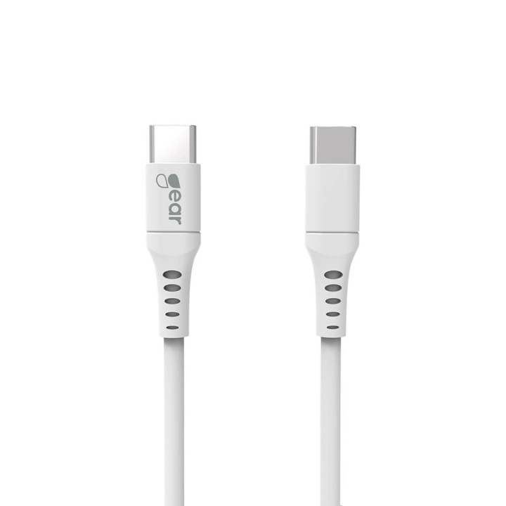 Gear Ladekabel USB-C til USB-C 2.0 1m Kabel Hvid i gruppen SMARTPHONES & TABLETS / Opladere og kabler / Kabler / Kabler Type C hos TP E-commerce Nordic AB (C28623)