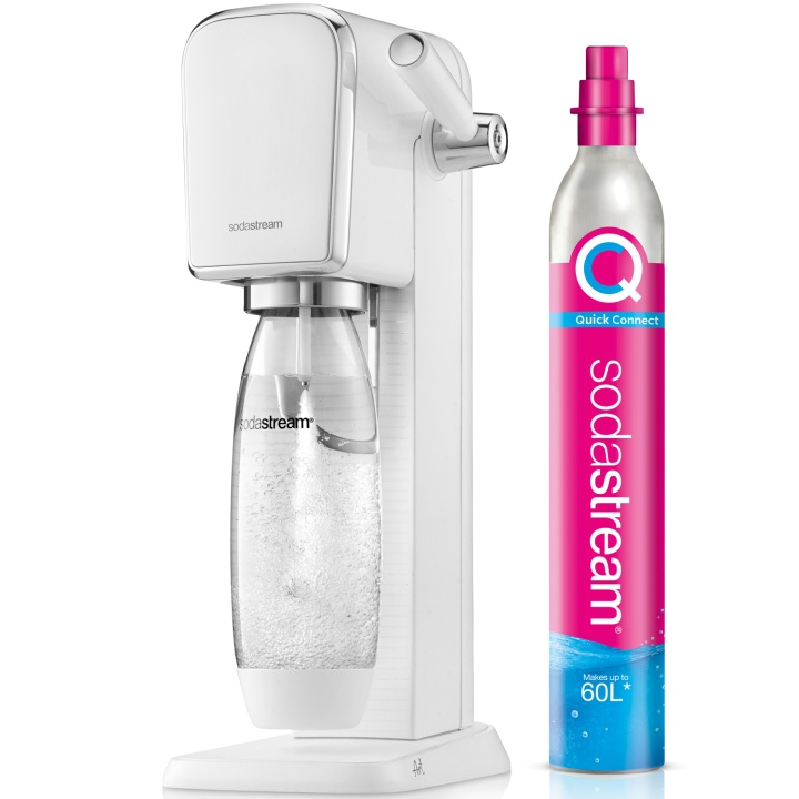 SodaStream Kolsyremaskin ART White i gruppen HJEM, HUS & HAVE / Husholdningsapparater / Vand & Juice / Kulsyremaskiner / Kulsyremaskiner hos TP E-commerce Nordic AB (C28645)