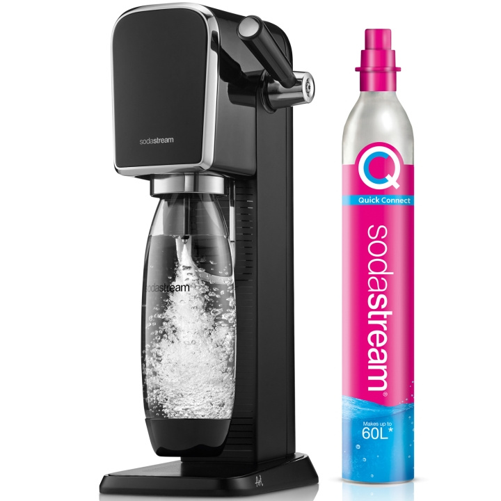 SodaStream Kolsyremaskin ART Black i gruppen HJEM, HUS & HAVE / Husholdningsapparater / Vand & Juice / Kulsyremaskiner / Kulsyremaskiner hos TP E-commerce Nordic AB (C28646)