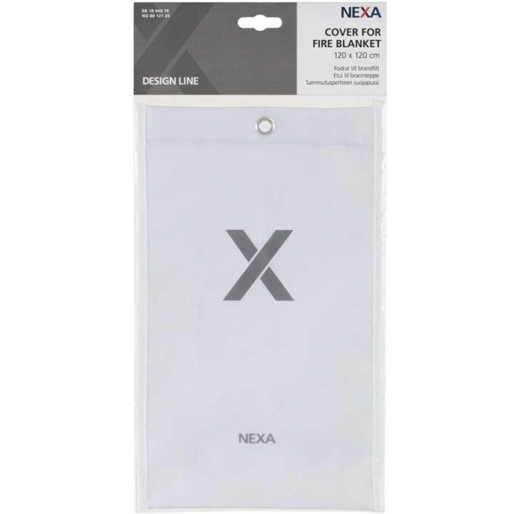 nexa BAG-120 VMD Fodral till brandfilt 120x120 Vit i gruppen HJEM, HUS & HAVE / Alarm, Sikkerhed & Overvågning / Brand, røg, gas / Brandtæpper hos TP E-commerce Nordic AB (C28665)