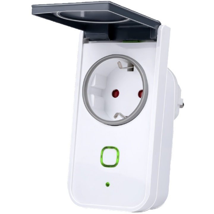 Alpina WiFi udendørs smart plug 3680W + energimåling i gruppen HJEM, HUS & HAVE / Smart hjem / Smart plugs hos TP E-commerce Nordic AB (C28736)