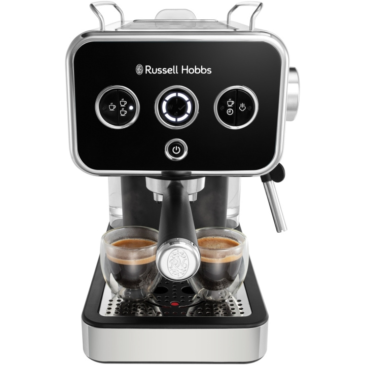 Russell Hobbs Espressomaskin Distinctions Espresso Machine Black 26450-56 i gruppen HJEM, HUS & HAVE / Husholdningsapparater / Kaffe og espresso / Espressomaskiner hos TP E-commerce Nordic AB (C28859)