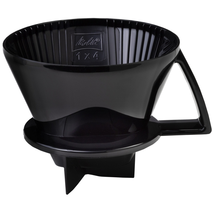 Melitta Filtertratt EXC/GRANDE, 1x4 SVART i gruppen HJEM, HUS & HAVE / Husholdningsapparater / Kaffe og espresso / Filtre og tilbehør hos TP E-commerce Nordic AB (C28867)