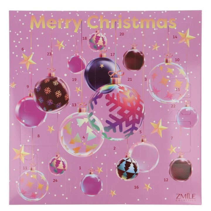 Zmile Cosmetics Adventskalender 24 Windows Square 3D-julekugler i gruppen SKØNHED & HELSE / Gaveæske / Gaveæske til hende hos TP E-commerce Nordic AB (C28896)