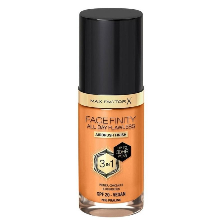 Max Factor Facefinity 3 In 1 Foundation 88 Praline i gruppen SKØNHED & HELSE / Makeup / Makeup ansigt / Foundation hos TP E-commerce Nordic AB (C29102)