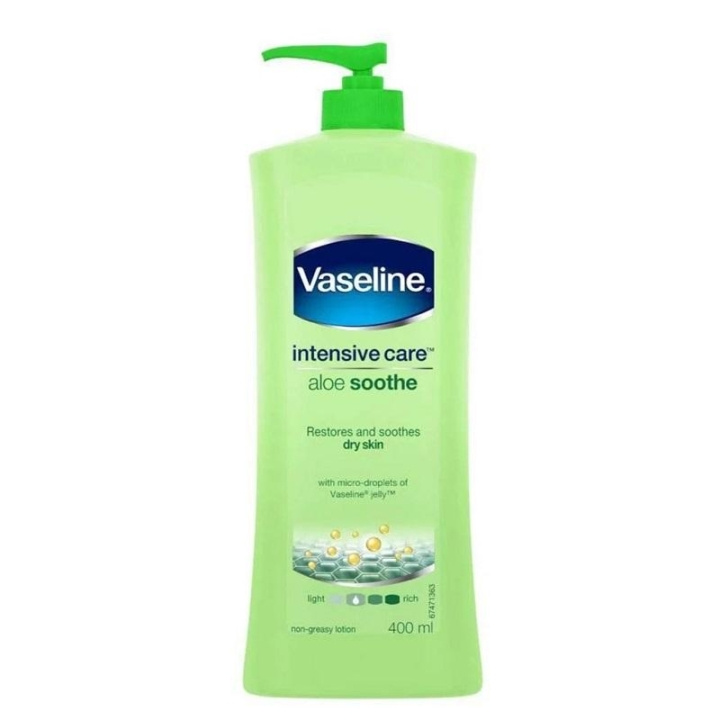 Vaseline Intensive Care Aloe Soothe 400ml i gruppen SKØNHED & HELSE / Hudpleje / Kropspleje / Body lotion hos TP E-commerce Nordic AB (C29168)