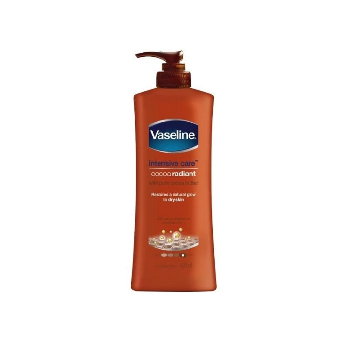 Vaseline Intensive Care Cocoa Radiant 400ml i gruppen SKØNHED & HELSE / Hudpleje / Ansigt / Dagcreme hos TP E-commerce Nordic AB (C29171)
