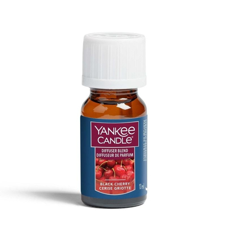 Yankee Candle Ultrasonic Aroma Diffuser Refill Black Cherry 10ml i gruppen SKØNHED & HELSE / Massage og wellness / Lysterapi hos TP E-commerce Nordic AB (C29183)
