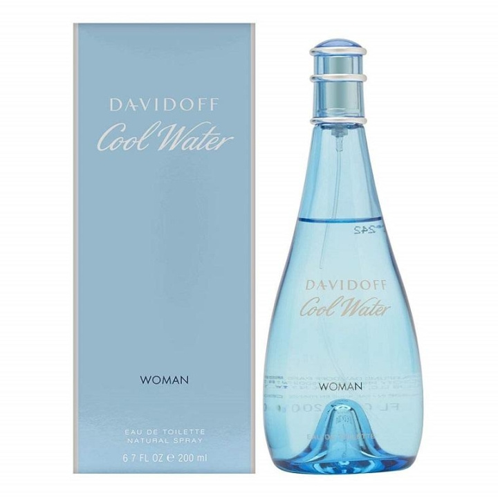 Davidoff Cool Water Woman EDT 200ML i gruppen SKØNHED & HELSE / Duft & Parfume / Parfume / Parfume til hende hos TP E-commerce Nordic AB (C29240)