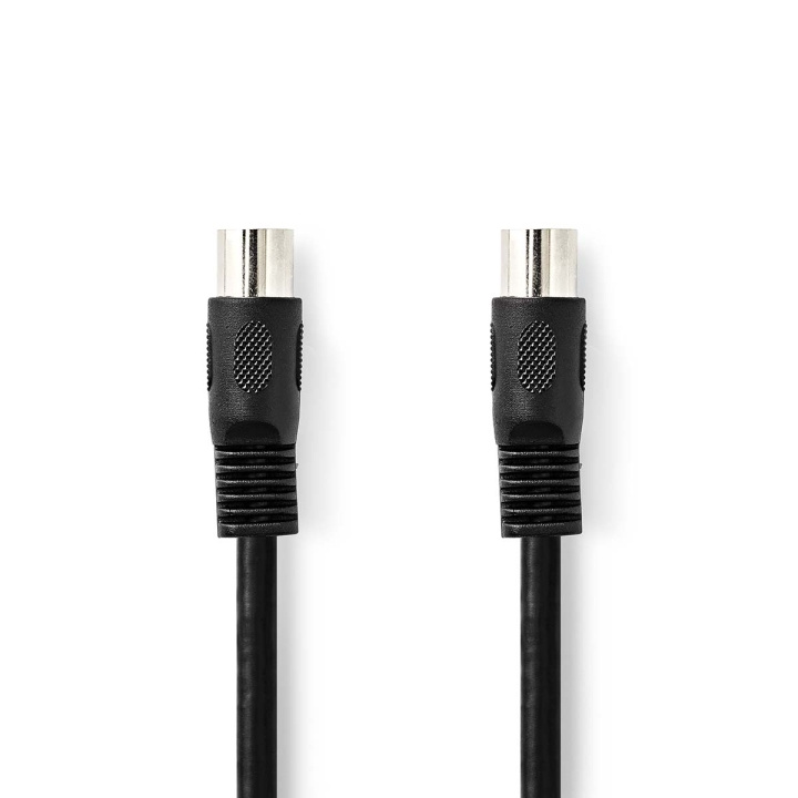 Nedis DIN Audio kabel | DIN 5-Pin Han | DIN 5-Pin Han | Nikkelplateret | 1.00 m | Runde | PVC | Sort | Label i gruppen HJEMMEELEKTRONIK / Kabler og adaptere / Højttalerkabler hos TP E-commerce Nordic AB (C29269)