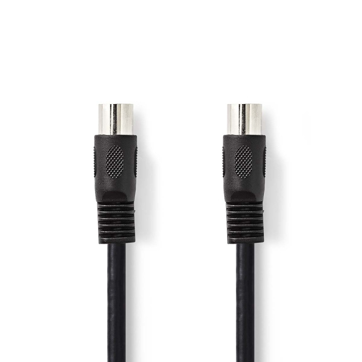 Nedis DIN Audio kabel | DIN 5-Pin Han | DIN 5-Pin Han | Nikkelplateret | 3.00 m | Runde | PVC | Sort | Label i gruppen HJEMMEELEKTRONIK / Kabler og adaptere / Højttalerkabler hos TP E-commerce Nordic AB (C29271)