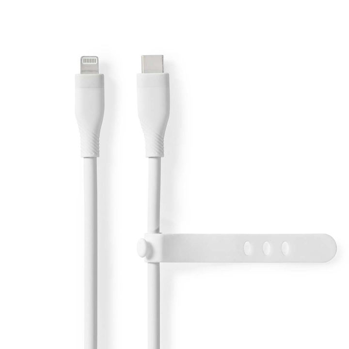 Nedis Lightning Kabel | USB 2.0 | Apple Lightning 8-pin | USB-C™ Han | 480 Mbps | Nikkelplateret | 1.50 m | Runde | Silikone | Hvid | Box i gruppen SMARTPHONES & TABLETS / Opladere og kabler / Kabler / Kabler Lightning hos TP E-commerce Nordic AB (C29289)