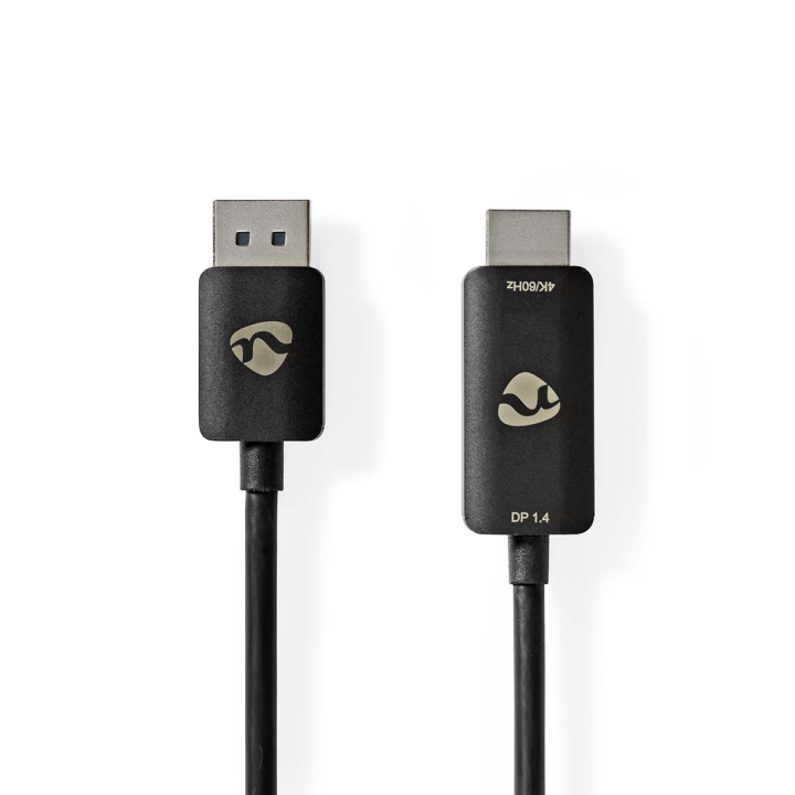 Nedis DisplayPort adapter | DisplayPort Han | HDMI™ Stik | 8K@30Hz | Nikkelplateret | Lige | 1.80 m | Runde | TPE | Sort | Konvolut i gruppen COMPUTERTILBEHØR / Kabler og adaptere / DisplayPort / Kabler hos TP E-commerce Nordic AB (C29395)