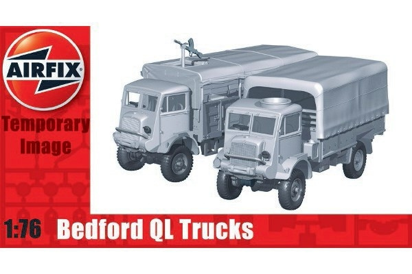 AIRFIX Bedford QLD/QLT Trucks i gruppen SPORT, FRITID & HOBBY / Hobby / Plastik modeller / Biler hos TP E-commerce Nordic AB (C29536)