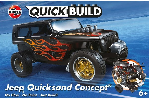 AIRFIX Quickbuild Jeep \'Quicksand\' Concept i gruppen SPORT, FRITID & HOBBY / Hobby / Plastik modeller / Biler hos TP E-commerce Nordic AB (C29541)