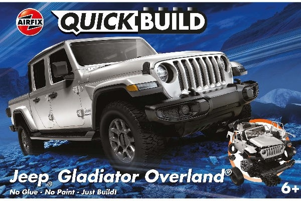 AIRFIX Quickbuild Jeep Gladiator (JT) Overland i gruppen SPORT, FRITID & HOBBY / Hobby / Plastik modeller / Biler hos TP E-commerce Nordic AB (C29542)