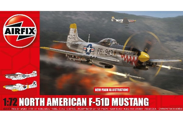 AIRFIX North American F-51D Mustang i gruppen SPORT, FRITID & HOBBY / Hobby / Plastik modeller / Fly & Helikoptere hos TP E-commerce Nordic AB (C29547)