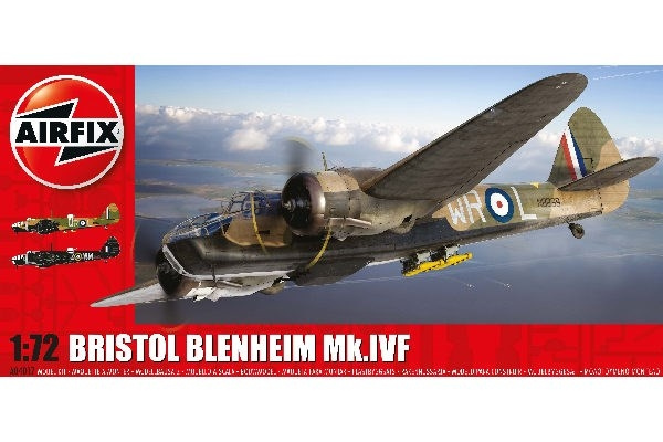 AIRFIX Bristol Blenheim Mk.IVF i gruppen SPORT, FRITID & HOBBY / Hobby / Plastik modeller / Fly & Helikoptere hos TP E-commerce Nordic AB (C29554)