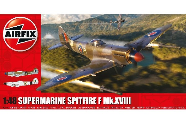 AIRFIX Supermarine Spitfire F Mk.XVIII i gruppen SPORT, FRITID & HOBBY / Hobby / Plastik modeller / Fly & Helikoptere hos TP E-commerce Nordic AB (C29562)