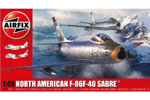 AIRFIX North American F-86F-40 Sabre i gruppen SPORT, FRITID & HOBBY / Hobby / Plastik modeller / Fly & Helikoptere hos TP E-commerce Nordic AB (C29563)