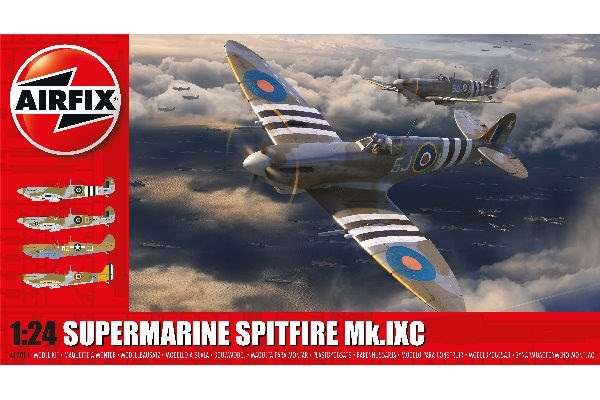 AIRFIX Supermarine Spitfire Mk.Ixc i gruppen SPORT, FRITID & HOBBY / Hobby / Plastik modeller / Fly & Helikoptere hos TP E-commerce Nordic AB (C29566)