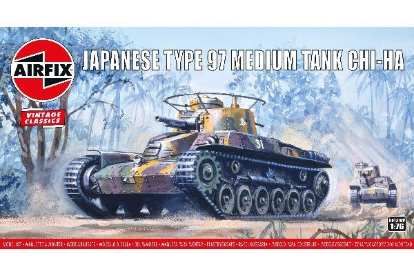 AIRFIX Type 97 Chi Ha Japanese Tank i gruppen SPORT, FRITID & HOBBY / Hobby / Plastik modeller / Militære køretøjer (land) hos TP E-commerce Nordic AB (C29578)