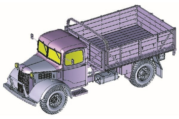 AIRFIX WWII British Army 30-cwt 4x2 GS Truck 1:35 i gruppen SPORT, FRITID & HOBBY / Hobby / Plastik modeller / Militære køretøjer (land) hos TP E-commerce Nordic AB (C29630)
