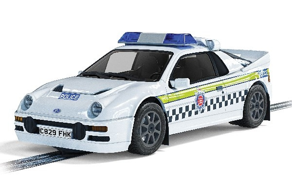 SCALEXTRIC Ford RS200 - Police Edition 1:32 i gruppen LEGETØJ, BØRN & BABY / Radiostyrede / Bilbaner / Bilar hos TP E-commerce Nordic AB (C29723)