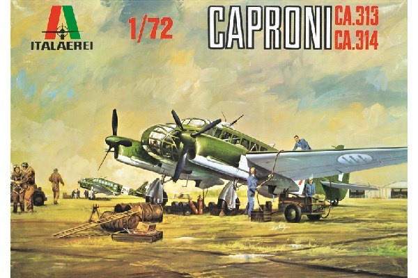 ITALERI 1:72 Caproni Ca. 313/314 (Vintage Limited Edition) i gruppen SPORT, FRITID & HOBBY / Hobby / Plastik modeller / Fly & Helikoptere hos TP E-commerce Nordic AB (C29797)