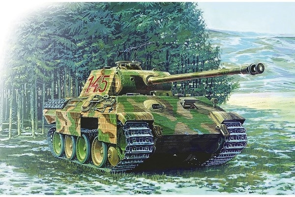 ITALERI 1:35 Sd.Kfc 171 Panther Ausf A i gruppen SPORT, FRITID & HOBBY / Hobby / Plastik modeller / Militære køretøjer (land) hos TP E-commerce Nordic AB (C29811)
