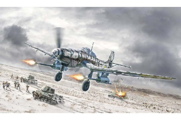 ITALERI 1:72 Junker Ju-87G-2 Kanonenvogel i gruppen SPORT, FRITID & HOBBY / Hobby / Plastik modeller / Fly & Helikoptere hos TP E-commerce Nordic AB (C29815)