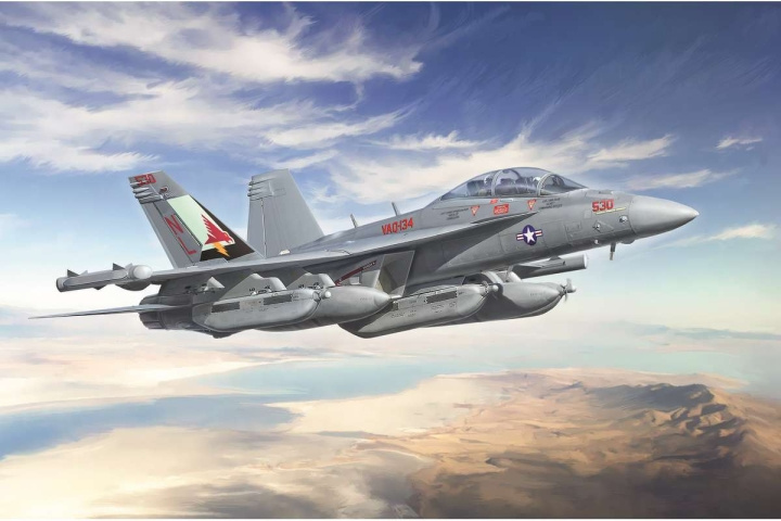 ITALERI 1:48 E/A-18G Growler i gruppen SPORT, FRITID & HOBBY / Hobby / Plastik modeller / Fly & Helikoptere hos TP E-commerce Nordic AB (C29830)