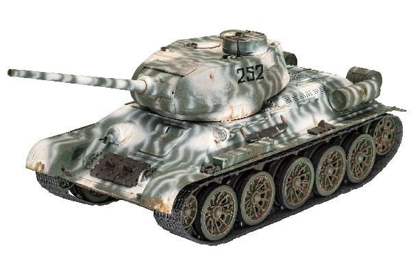 Revell T34/85 1:35 i gruppen SPORT, FRITID & HOBBY / Hobby / Plastik modeller / Militære køretøjer (land) hos TP E-commerce Nordic AB (C29886)