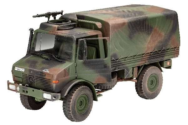 Revell Unimog 2T milgl i gruppen SPORT, FRITID & HOBBY / Hobby / Plastik modeller / Militære køretøjer (land) hos TP E-commerce Nordic AB (C29891)