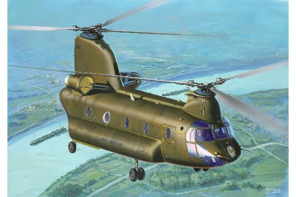 Revell CH-47D Chinook i gruppen SPORT, FRITID & HOBBY / Hobby / Plastik modeller / Fly & Helikoptere hos TP E-commerce Nordic AB (C29914)